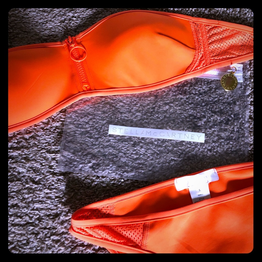 Stella McCartney Neoprene Mesh Bikini - Orange